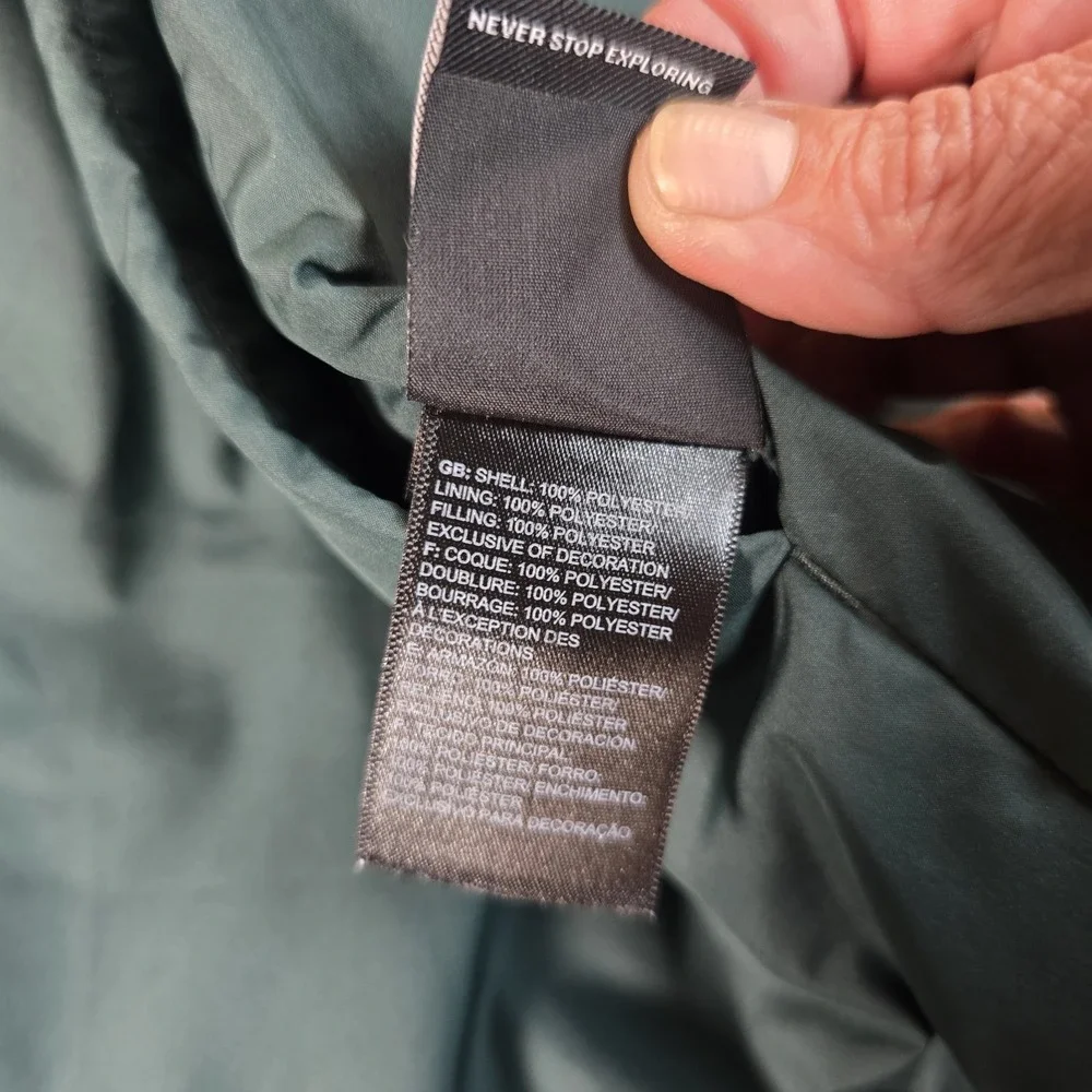 THE NORTH FACE MEN'S STANDARD INSULATED VEST Dark Sage Green sz XXL
